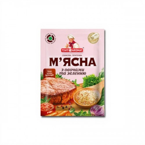 ПРИПРАВА С МЯСНЫМ ВКУСОМ ЦВЕТ АРОМАТ 80 Г